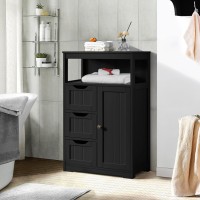 Yaheetech Bathroom Floor Cabinet Free Standing Wooden Storage Cabinet Organizer Multiple Tiers Storage Cabinet For Bathroomliv