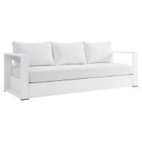 Tahoe Outdoor Patio Powder-Coated Aluminum Sofa