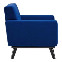 Engage Performance Velvet Armchair