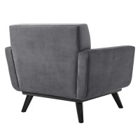 Engage Performance Velvet Armchair