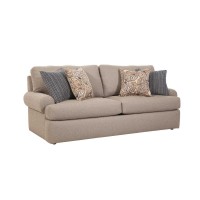 American Furniture Classics Two Cushion Sofa and 4 Accent Pillows