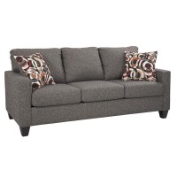 American Furniture Classics Apartment Sized Sofa with 2 Accent Pillows