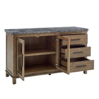 Grayson Gray Marble Top Server