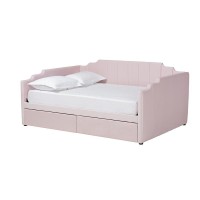 Baxton Studio Gulliver 2Drawer Full Size Daybed