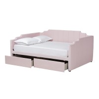 Baxton Studio Gulliver 2Drawer Full Size Daybed