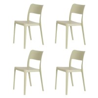 Lagoon La Vie 7201 Stackable Dining Chair - 2 Pcs/Set (Orange)