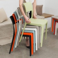 Lagoon La Vie 7201 Stackable Dining Chair - 2 Pcs/Set (Orange)