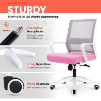 Neo Chair Office Chair Ergonomic Desk Chair Mid Back Mesh Computer Chair With Lumbar Support Comfortable Cushion Swivel Adjustab