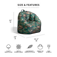 Big Joe Milano Smartmax Green Woodland Camo Beanbag Chair