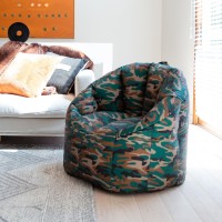 Big Joe Milano Smartmax Green Woodland Camo Beanbag Chair