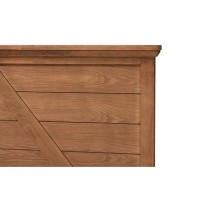 Baxton Studio Yorick Classic and Traditional Ash Walnut Finished Wood Queen Size Headboard