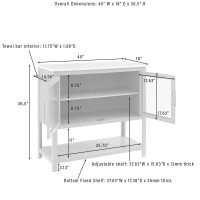 Katrina Kitchen Island GrayWhite Marble