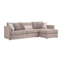 American Furniture L Shaped Sectional Sofa w 5 Accent Pillows