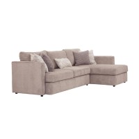 American Furniture L Shaped Sectional Sofa w 5 Accent Pillows