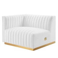 Conjure Channel Tufted Performance Velvet Sofa