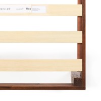 Mellow Naturalista Classic 16 Inch Solid Wood Platform Bed With Wooden Slats Espresso Queen