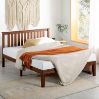 Mellow Marley 14 Inch Solid Wood Platform Bed With Paneled Headboard Espresso Queen