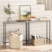 Hoobro Narrow Console Table 295 Small Entryway Table Thin Sofa Table Side Table Display Table For Hallway Bedroom Livi