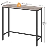 Hoobro Narrow Console Table 295 Small Entryway Table Thin Sofa Table Side Table Display Table For Hallway Bedroom Livi