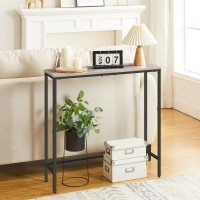 Hoobro Narrow Console Table 295 Small Entryway Table Thin Sofa Table Side Table Display Table For Hallway Bedroom Livi