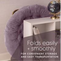 Milliard Cozy Chairfaux Fur Saucer Chair For Bedroomxlarge Purple