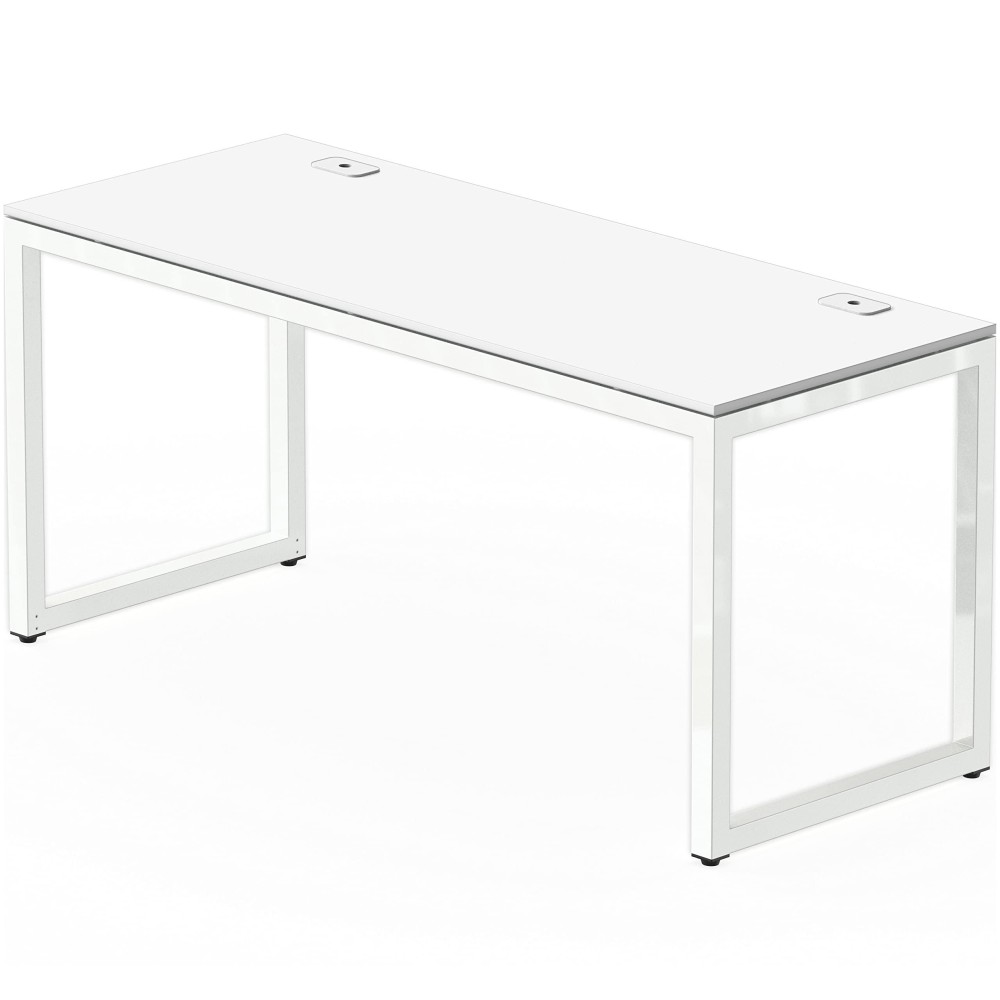 Shw Home Office 55Inch Large Computer Desk 24 Deep White