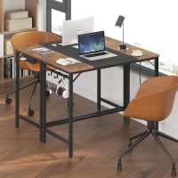 Hoobro Computer Desk Home Office Desk With Power Outlet Modern Study Writing Desk With 3 Hooks For Study Room Home Office St