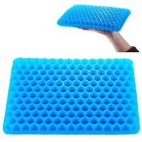 Lyuanec Gel Seat Cushion Mini For Kids Children, Double Thicken Layer, Relief Tailbone Pressure, Breathable Honeycomb Design Gel Cushion