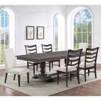 Hutchins 7 Piece Dining Set - 2 Upholstered Chairs