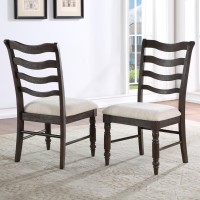Hutchins 7 Piece Dining Set - 2 Upholstered Chairs