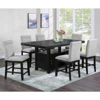 Yves Counter Height Storage Dining Set 7pc