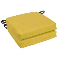 Blazing Needles 16inch Outdoor Cushion Lemon