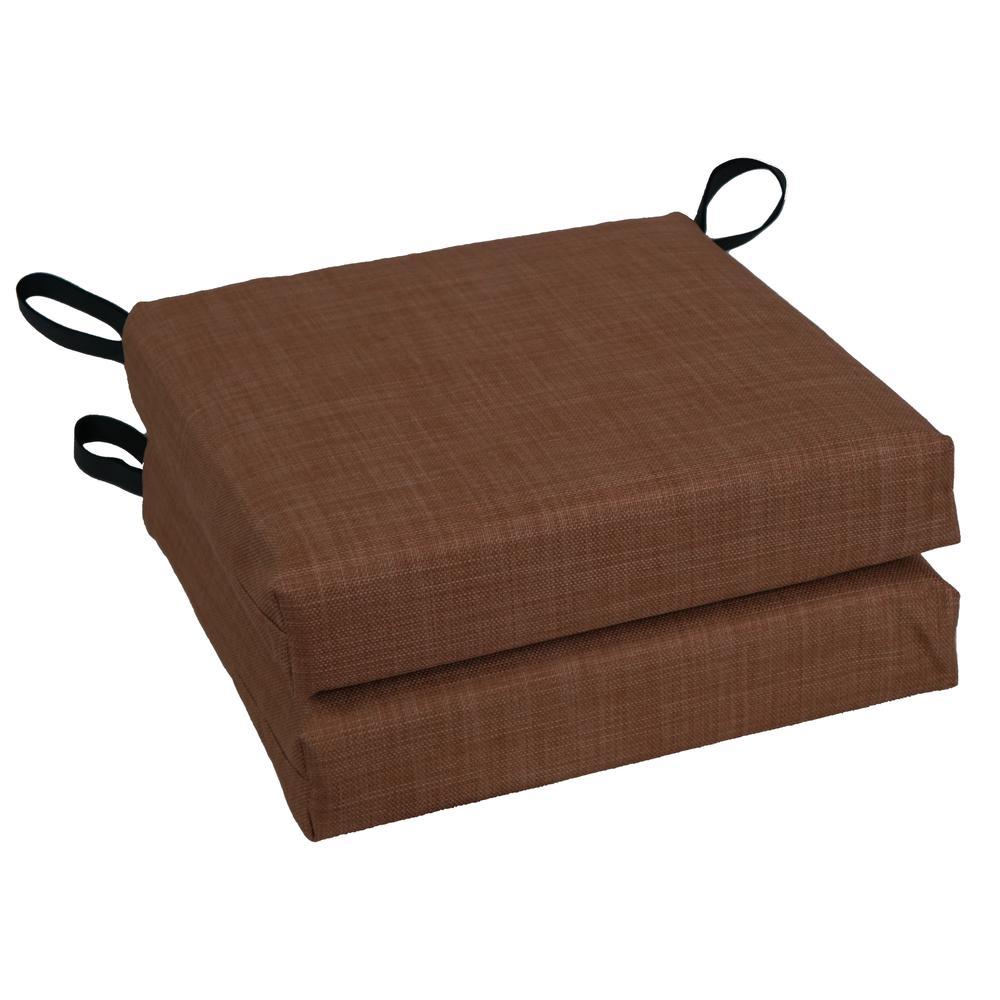 Blazing Needles 16inch Outdoor Cushion Cocoa