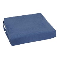 Blazing Needles Set of 4 Indoor Microsuede Chair Cushions Indigo