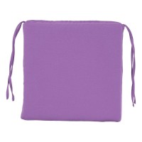 Blazing Needles Indoor 16 x 16 Twill Chair Cushion Grape