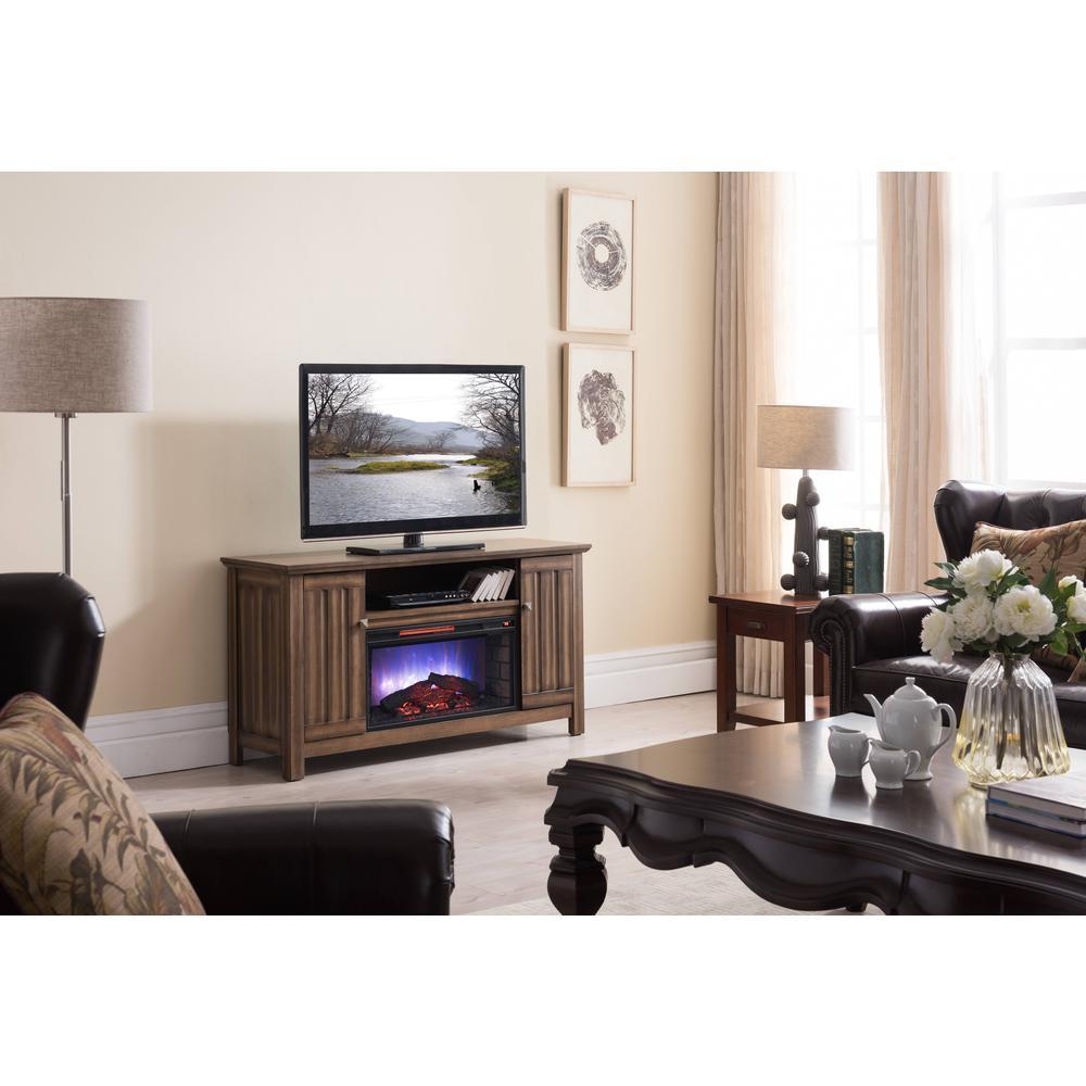 OS Home Model 5542 Infrared Electric Fireplace Media Console