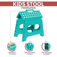 Utopia Home Folding Step Stool Pack Of 12 Foot Stool With 11 Inch Height Holds Up To 300 Lbs Lightweight Plastic Foldabl