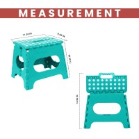 Utopia Home Folding Step Stool Pack Of 12 Foot Stool With 11 Inch Height Holds Up To 300 Lbs Lightweight Plastic Foldabl