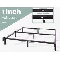 Rldvay Kingsize Bedframe 7 Inch Metal Kingbedframe For Box Spring Quick Easy Assembly Heavy Duty Bed Frame King Noise F