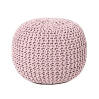 Redearth Round Pouf Ottoman Braided Boho Poof Home D Cor Pouffe Circular Footrest For Living Room Bedroom Lounge 100