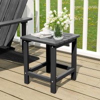 Udpatio Outdoor Side Table For Patio 16 X 16 Inches Adirondack Table Poolside Patio Table Hdpe End Table For Outside Backyard