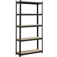 Topeakmart 5Tier Utility Shelves Metal Storage Shelves Garage Shelving Unit Adjustable Garage Storage Shelves Storage Racks He