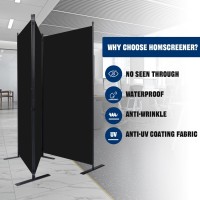 Room Divider 6Ft Portable Room Dividers And Folding Privacy Screens 102 W Fabric Divider For Room Separation 3 Panel Partiti