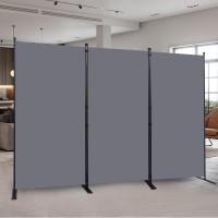 Room Divider 6Ft Portable Room Dividers And Folding Privacy Screens 102 W Fabric Divider For Room Separation 3 Panel Partiti