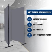 Room Divider 6Ft Portable Room Dividers And Folding Privacy Screens 102 W Fabric Divider For Room Separation 3 Panel Partiti