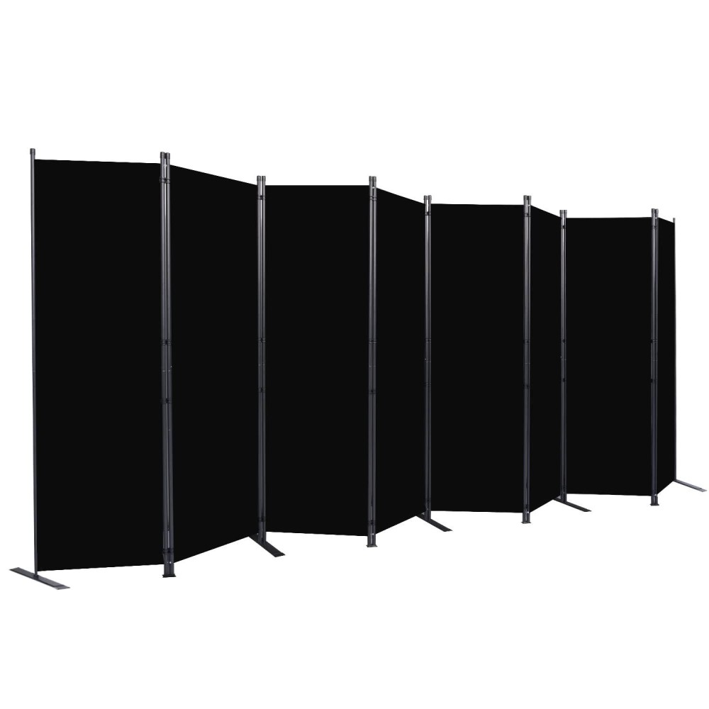 Room Divider 6Ft Portable Room Dividers And Folding Privacy Screens 176 W Fabric Divider For Room Separation 8 Panel Partiti