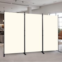 Room Divider 6Ft Portable Room Dividers And Folding Privacy Screens 102 W Fabric Divider For Room Separation 3 Panel Partiti