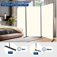 Room Divider 6Ft Portable Room Dividers And Folding Privacy Screens 102 W Fabric Divider For Room Separation 3 Panel Partiti