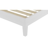 Nix King Platform Bed White