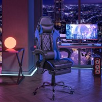 Homall Gaming Chair Computer Chair With Footrest And Massage Lumbar Support Ergonomic High Back Video Game Chair With Swivel S